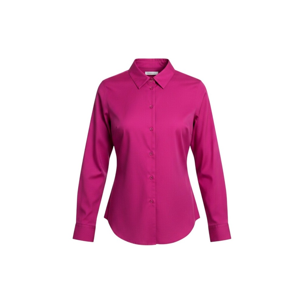 Foxcroft for Appleseed's Wrinkle Free Pink Button Down Shirt Women's 10